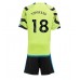 Maillot de foot Arsenal Takehiro Tomiyasu #18 Extérieur vêtements enfant 2023-24 Manches Courtes (+ pantalon court)